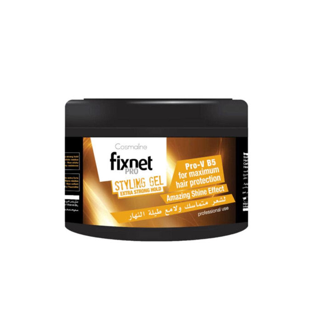 Cosmaline Fixnet Pro Styling Gel Extra Strong Hold Yellow 450ml / B000