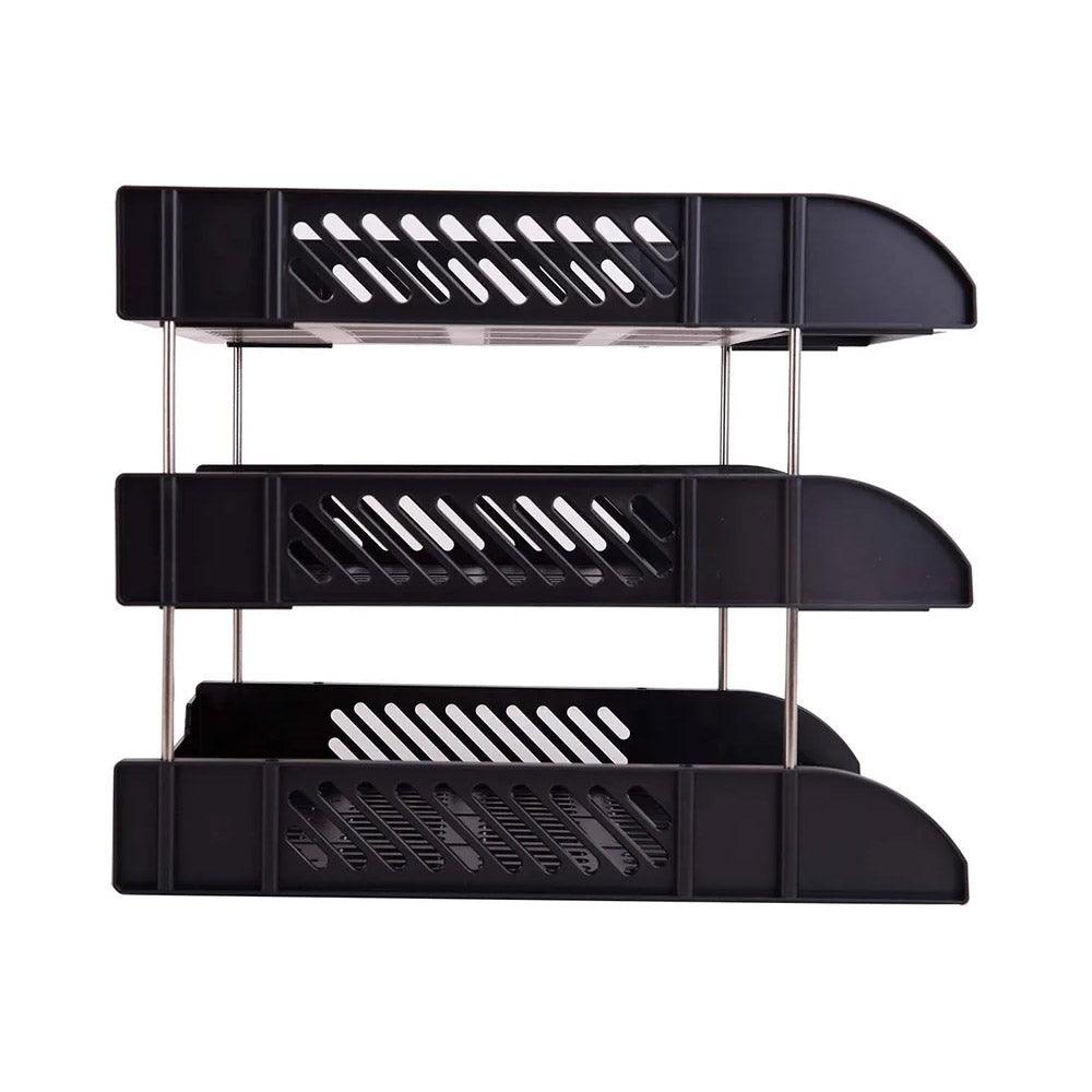 Deli E9217 3 Tier  Document Tray 25.8 x 33 x 10.9 cm - Karout Online -Karout Online Shopping In lebanon - Karout Express Delivery 