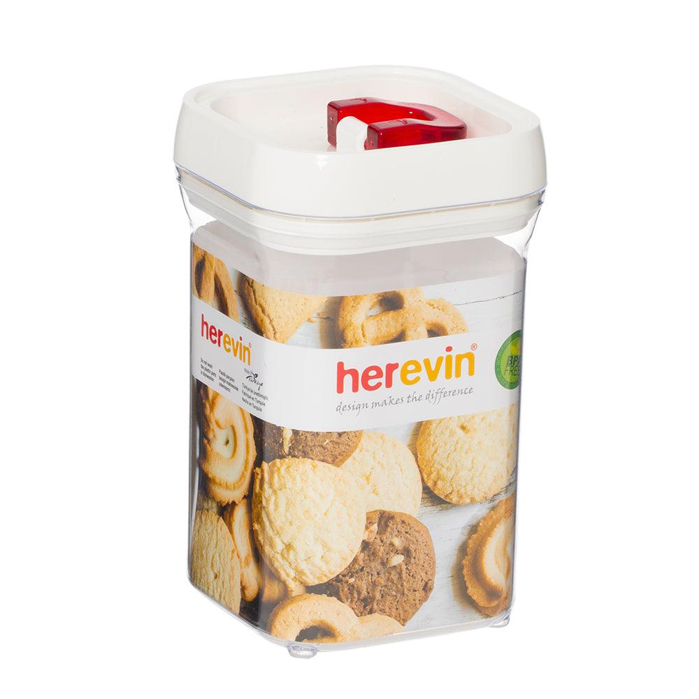 Herevin Storage Jar / 1000ml Red - Karout Online -Karout Online Shopping In lebanon - Karout Express Delivery 