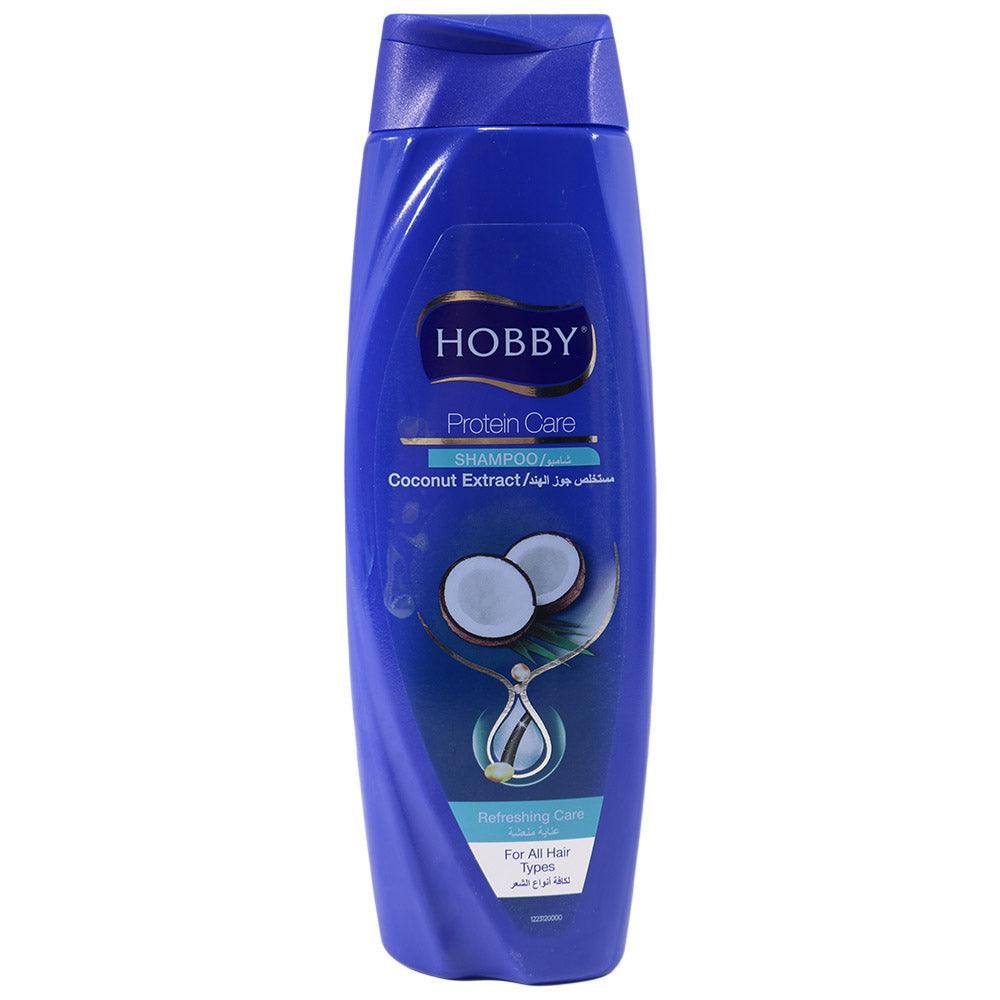 Hobby Protein Care Shampoo 600ml - Coconut Extract - Karout Online -Karout Online Shopping In lebanon - Karout Express Delivery 
