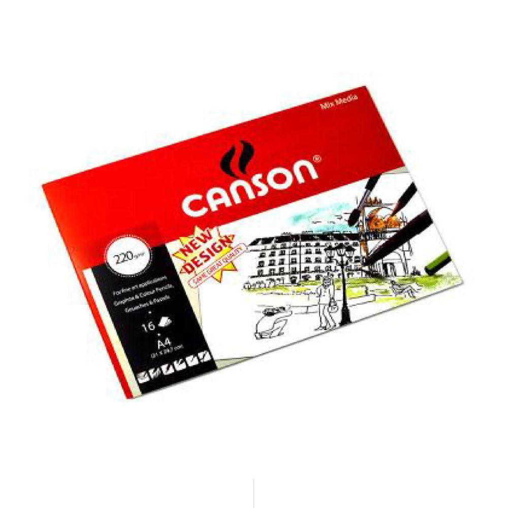 Canson Drawing Pad 220g / A4 -16 Sheets - Karout Online -Karout Online Shopping In lebanon - Karout Express Delivery 