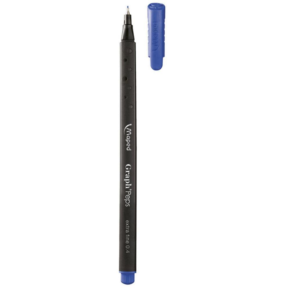 Maped Graph Peps Fineliner Blue Marina / 491201 - Karout Online -Karout Online Shopping In lebanon - Karout Express Delivery 