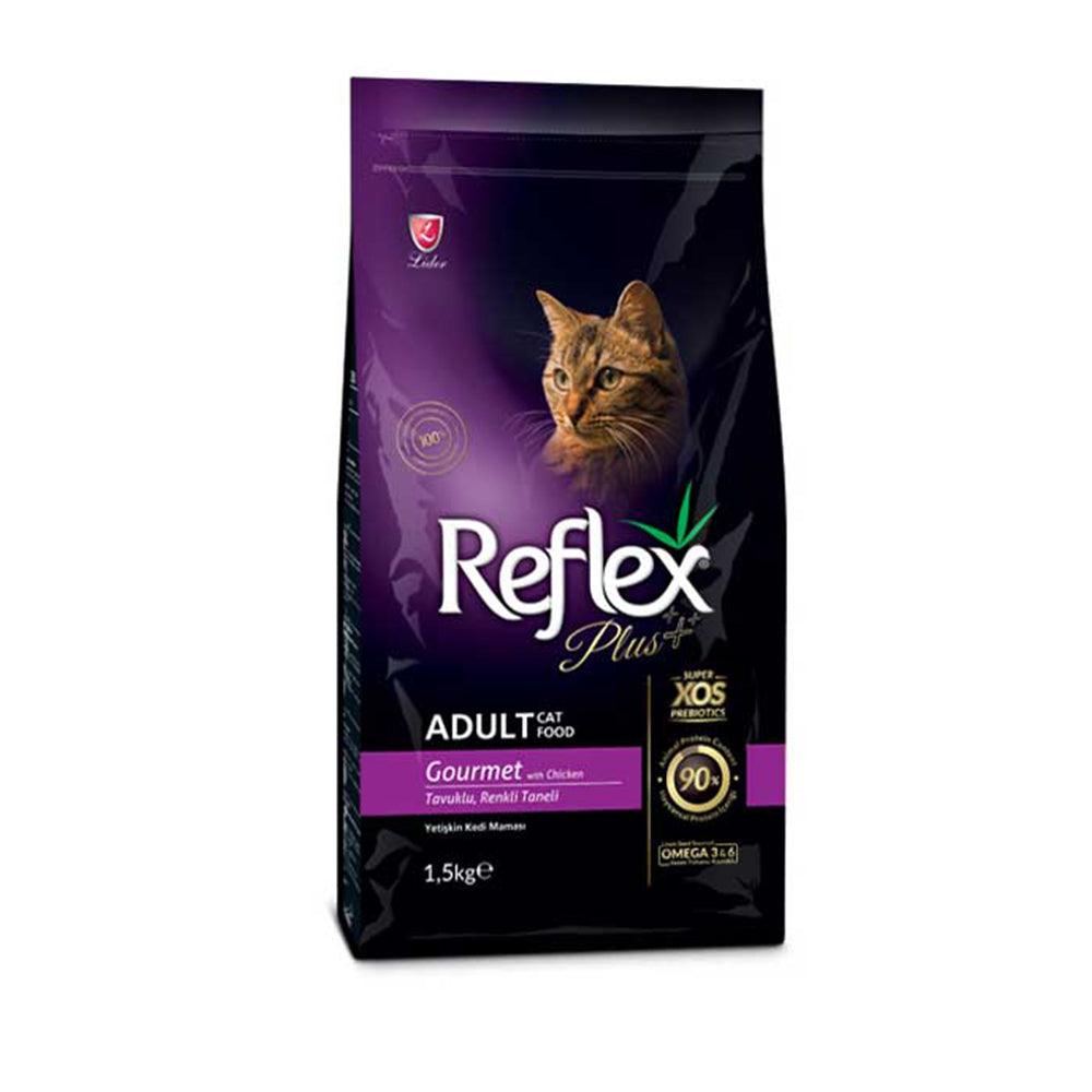 Reflex Plus Adult Cat Gourmet 1.5 kg - Karout Online -Karout Online Shopping In lebanon - Karout Express Delivery 