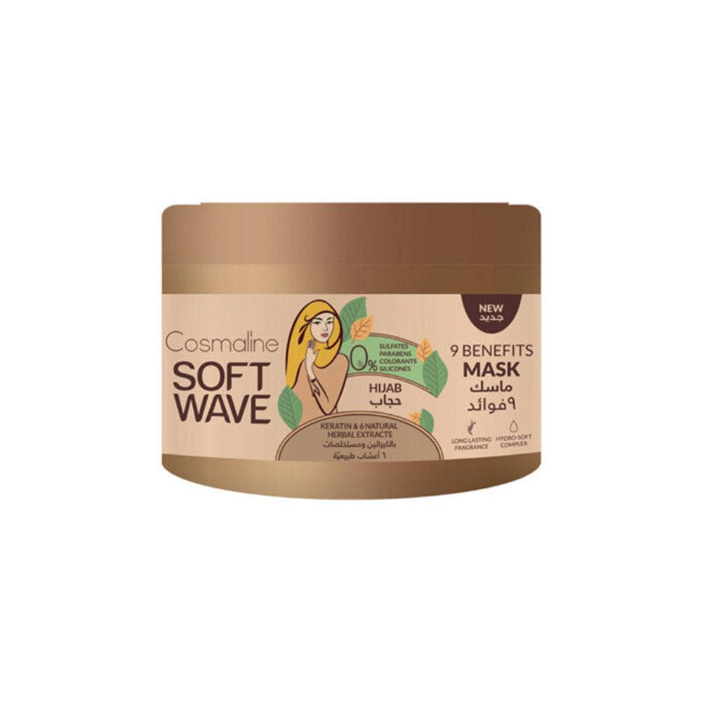 Cosmaline SOFT WAVE HIJAB SULFATE & SILICONE FREE MASK 450ml / B0004119 - Karout Online -Karout Online Shopping In lebanon - Karout Express Delivery 