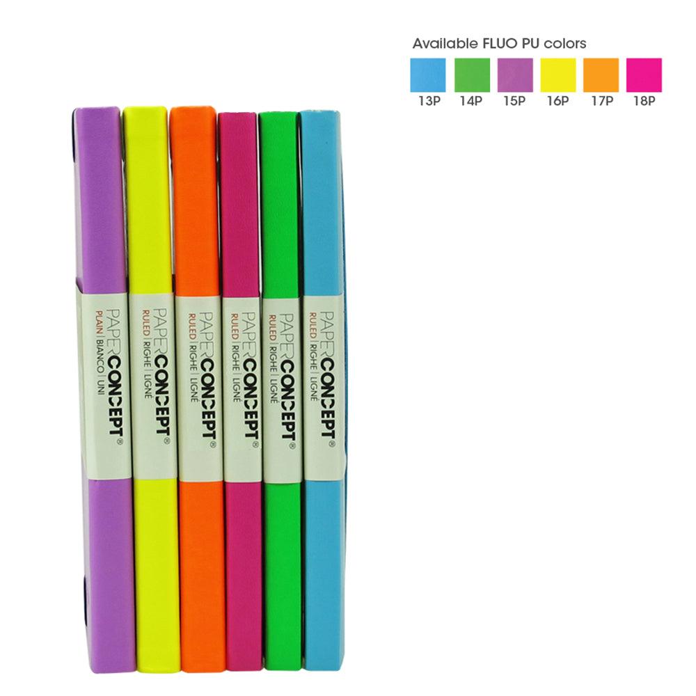 OPP Paperconcept Executive Notebook PU Fluo Hard Cover Line / 21×29.7 cm - Karout Online -Karout Online Shopping In lebanon - Karout Express Delivery 