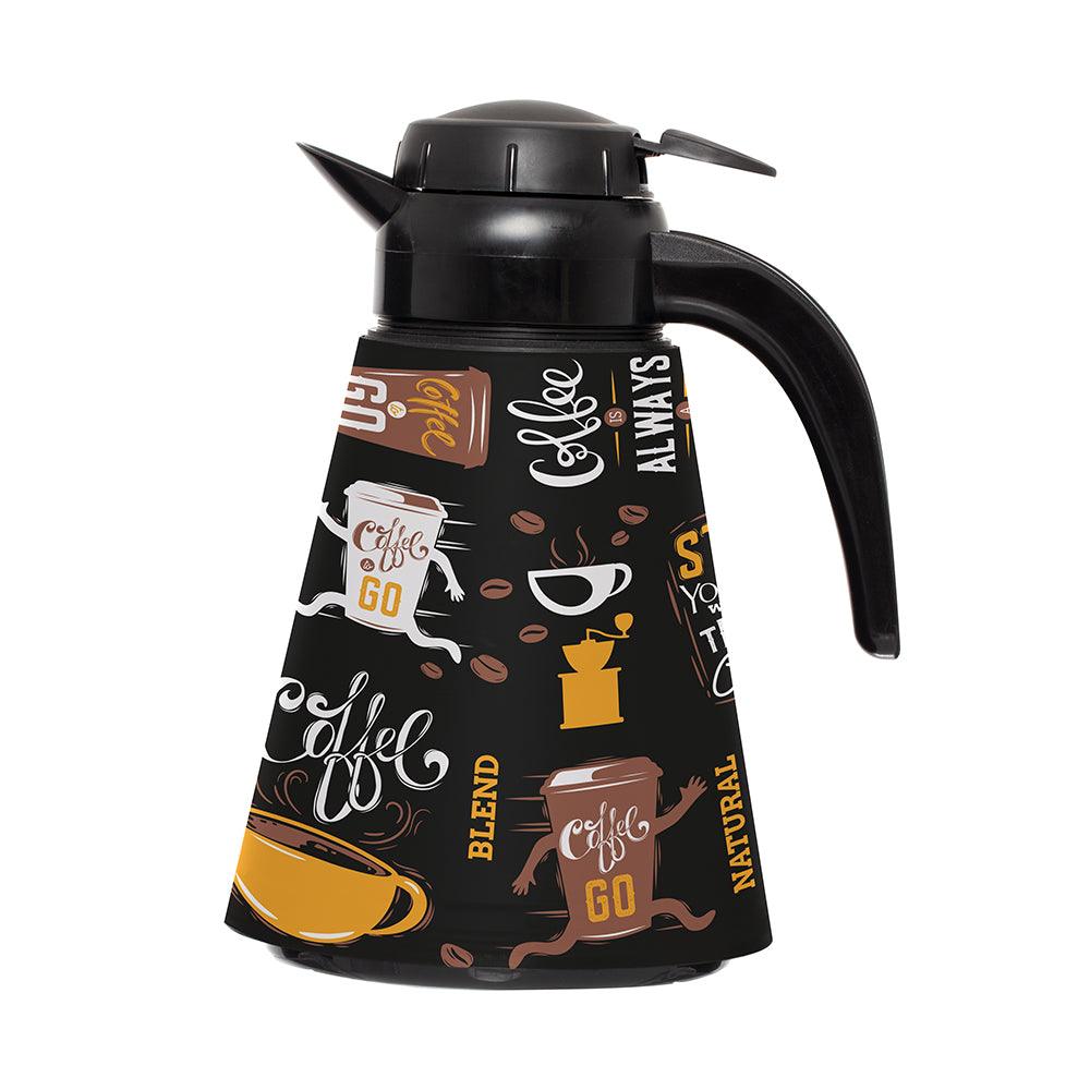 Herevin Conical Vacuum Flask - Coffee 1.2Lt - Karout Online -Karout Online Shopping In lebanon - Karout Express Delivery 