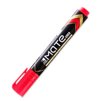 Deli U10340 Chisel tip  Permanent Marker  1.5 mm Red - Karout Online -Karout Online Shopping In lebanon - Karout Express Delivery 