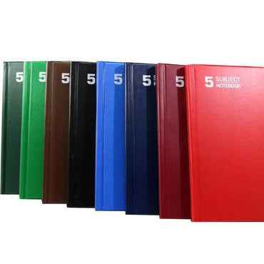 OPP 5 Subject Notebook Pvc Cover 60 Gsm 96 sheets - Seyes / 21 x 27.5 cm - Karout Online -Karout Online Shopping In lebanon - Karout Express Delivery 