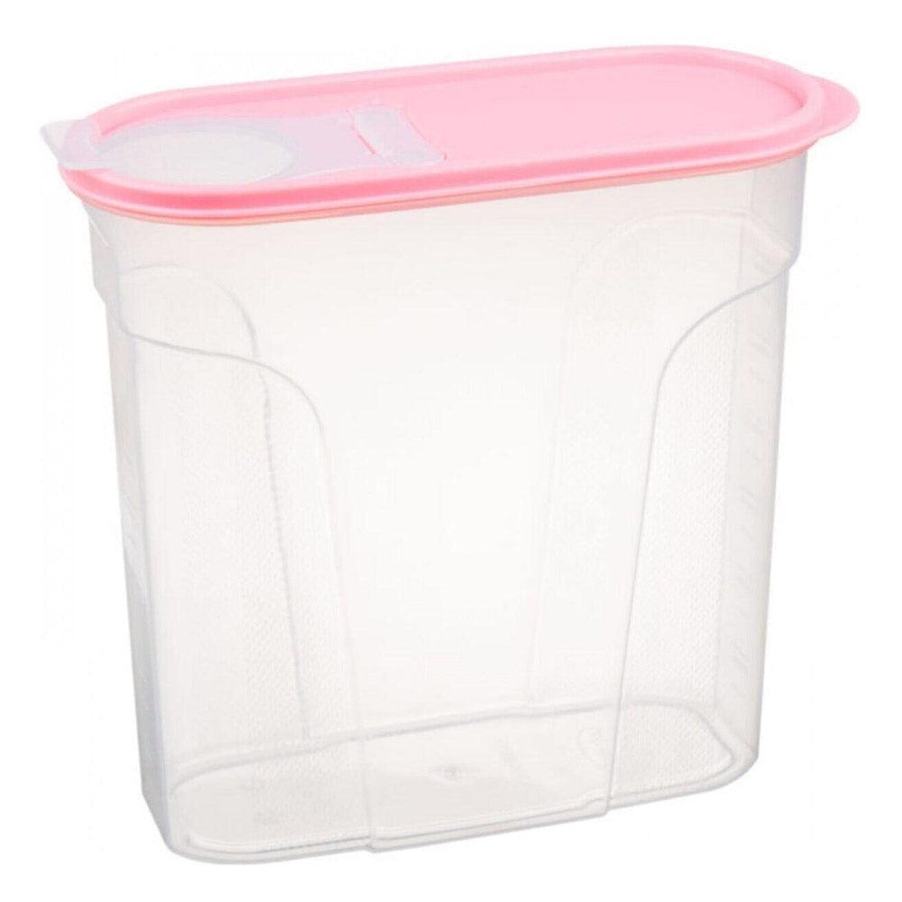 HK Plastic Storage Container with Colored flip-top Lid 4 L / 9379 - Karout Online -Karout Online Shopping In lebanon - Karout Express Delivery 