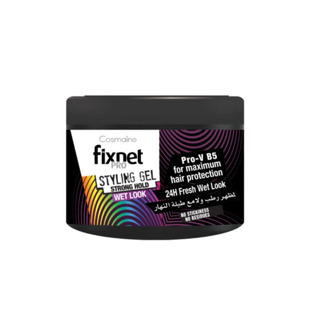 Cosmaline Fixnet Pro Styling Gel Strong Hold Wet Look 450ml / B0004092 - Karout Online -Karout Online Shopping In lebanon - Karout Express Delivery 