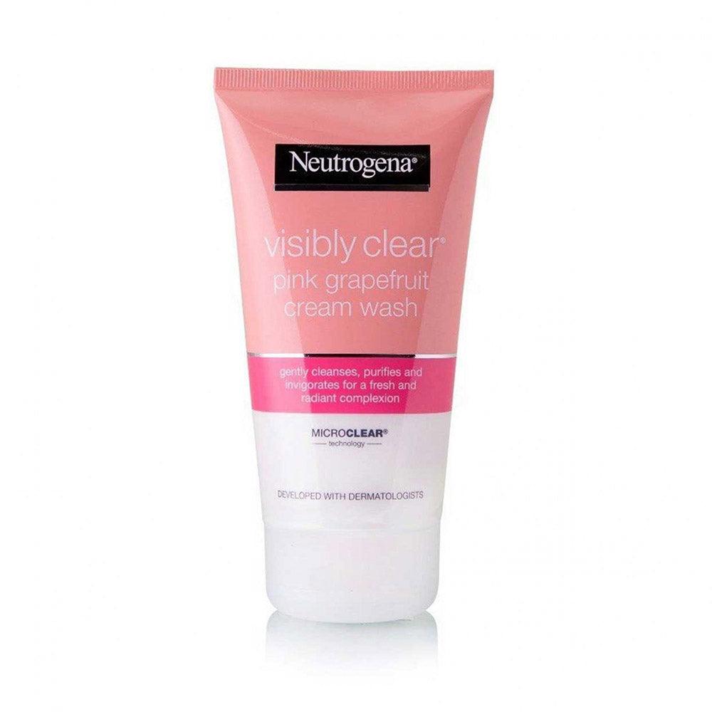 Neutrogena Visibly Clear Pink Grapefruit Cream Wash 150ml - Karout Online -Karout Online Shopping In lebanon - Karout Express Delivery 