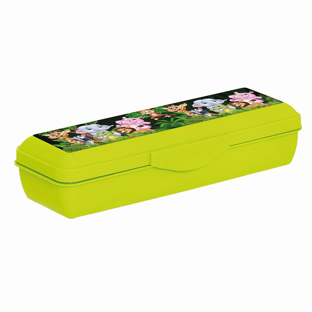Herevin Pencil Case - Green Animals - Karout Online -Karout Online Shopping In lebanon - Karout Express Delivery 