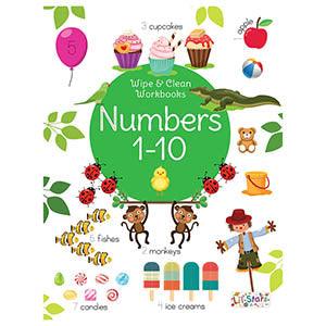 Pegasus Wipe And Clean Workbook Numbers 1 - 10 - Karout Online -Karout Online Shopping In lebanon - Karout Express Delivery 