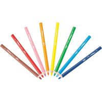 Bic Kids Color Super Soft 8 Colors pencil sharpener / 8 Pieces - Karout Online -Karout Online Shopping In lebanon - Karout Express Delivery 