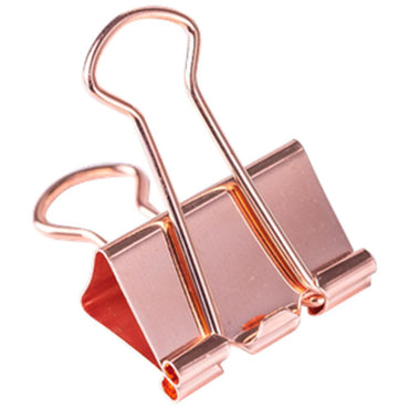 Deli E78200 Binder Clips 19MM  ROSE GOLD - Karout Online -Karout Online Shopping In lebanon - Karout Express Delivery 