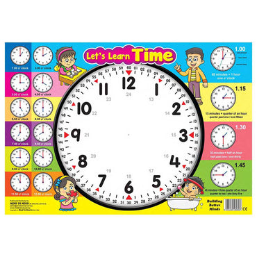 Mind To Mind Let's Learn Time - Karout Online -Karout Online Shopping In lebanon - Karout Express Delivery 