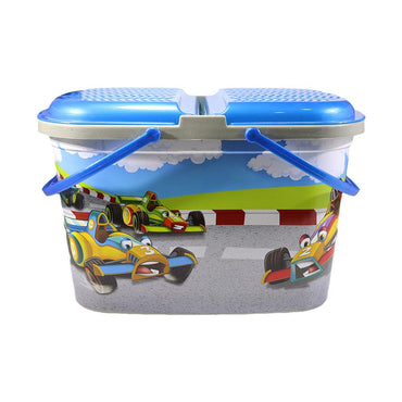 Plastic Picnic Basket With Handle - Karout Online -Karout Online Shopping In lebanon - Karout Express Delivery 