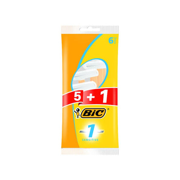 Bic shaver 1 Razor Sensitive 5+1 - Karout Online -Karout Online Shopping In lebanon - Karout Express Delivery 