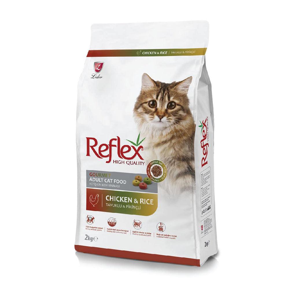 Reflex Adult Cat  Food Gourmet Chicken & Rice  2KG - Karout Online -Karout Online Shopping In lebanon - Karout Express Delivery 