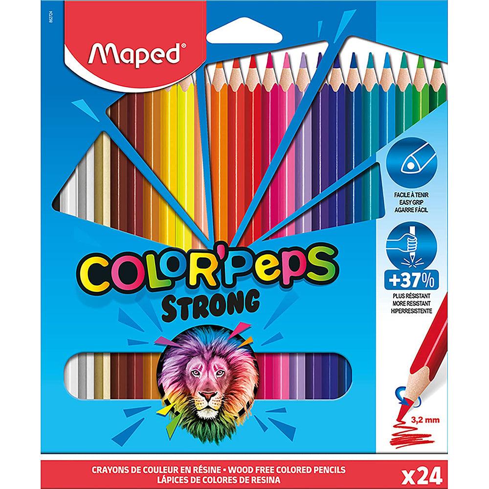 Maped  Strong Color Peps 24 Pencil / 27241 - Karout Online -Karout Online Shopping In lebanon - Karout Express Delivery 