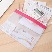 Deli EF45102 Zip Bag A4 - Karout Online -Karout Online Shopping In lebanon - Karout Express Delivery 