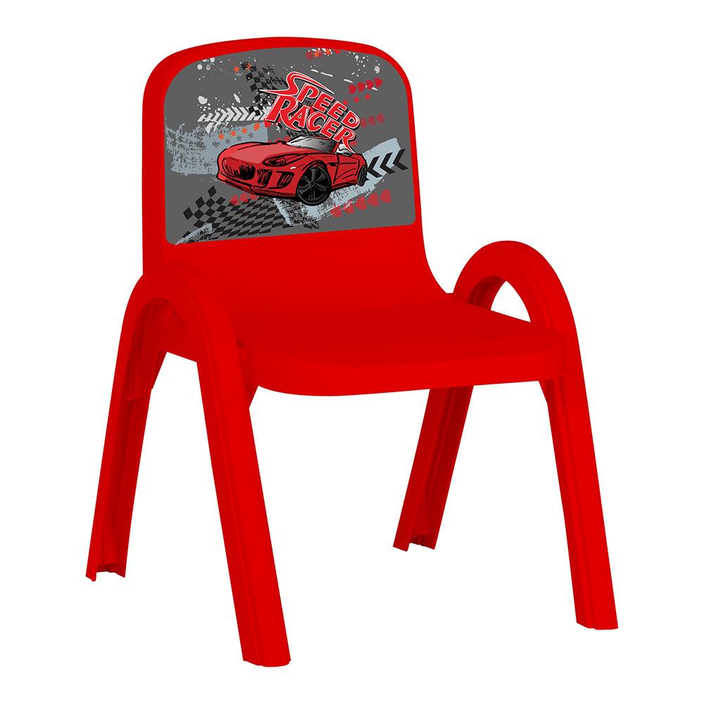 Herevin Decorated Kids Chair - Speed Racer - Karout Online -Karout Online Shopping In lebanon - Karout Express Delivery 