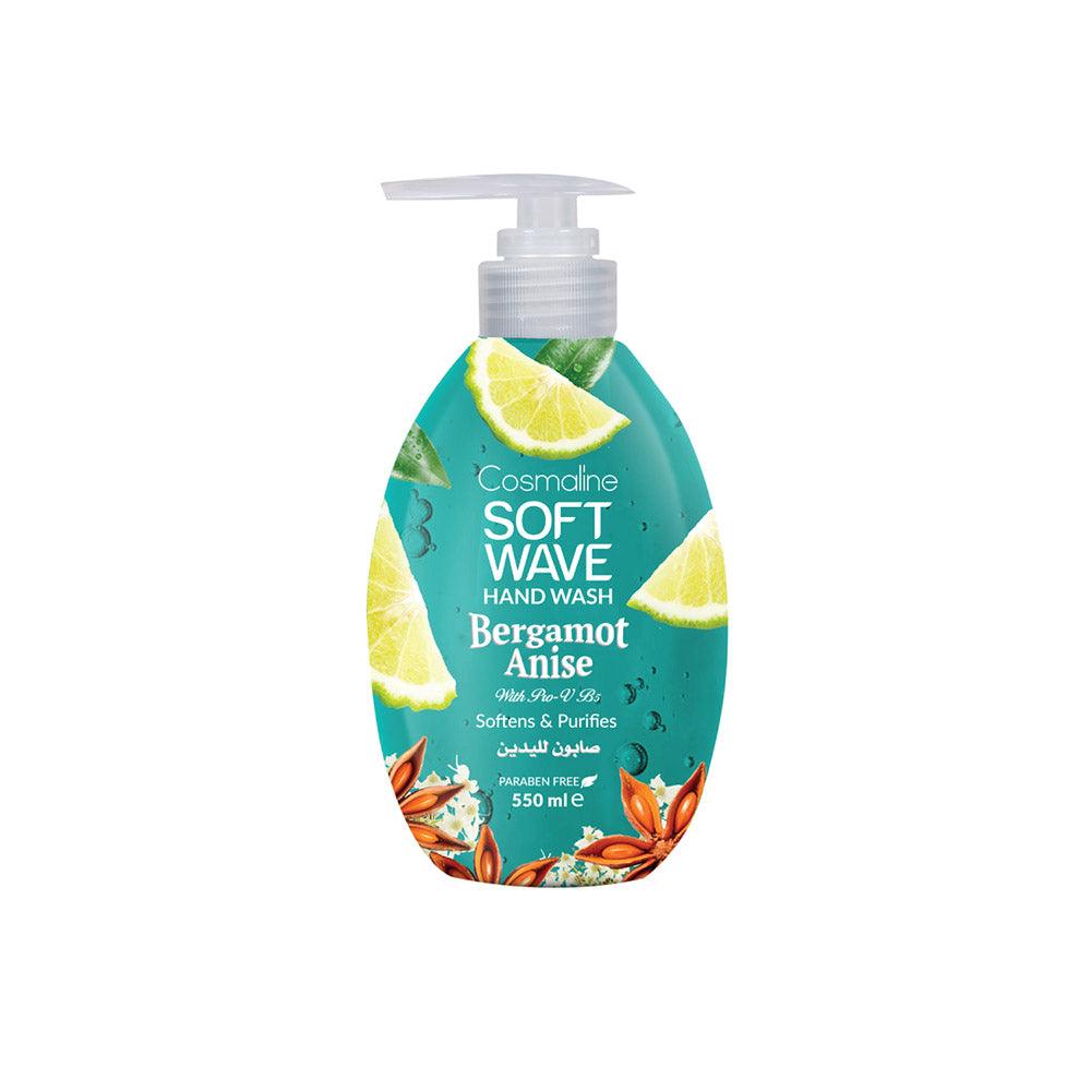 Cosmaline SOFT WAVE HAND WASH BERGAMOT ANISE 550ml / B0004093 - Karout Online -Karout Online Shopping In lebanon - Karout Express Delivery 