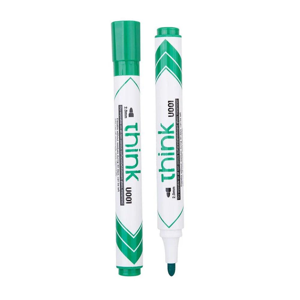Deli U00250 Dry Erase Marker Green 2-5mm - Karout Online -Karout Online Shopping In lebanon - Karout Express Delivery 