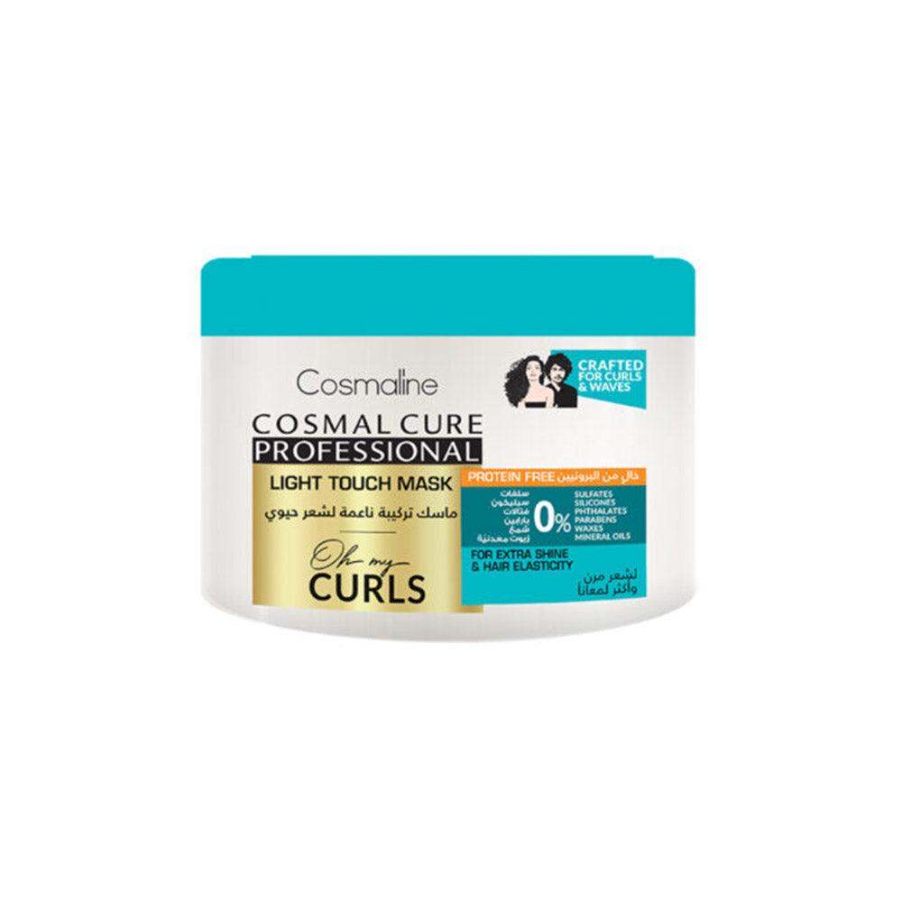 COSMALINE CURE PROFESSIONAL OH MY CURLS LIGHT TOUCH MASK 450ml / B0004102 - Karout Online -Karout Online Shopping In lebanon - Karout Express Delivery 