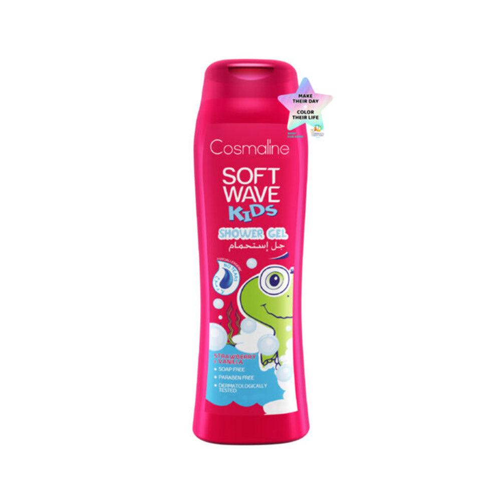 Cosmaline SOFT WAVE KIDS SHOWER STRAWBERRY VANILLA 400ml / B0003471 - Karout Online -Karout Online Shopping In lebanon - Karout Express Delivery 