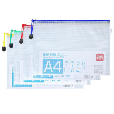 DELI E5654 Zip Bag - A4 - Karout Online -Karout Online Shopping In lebanon - Karout Express Delivery 