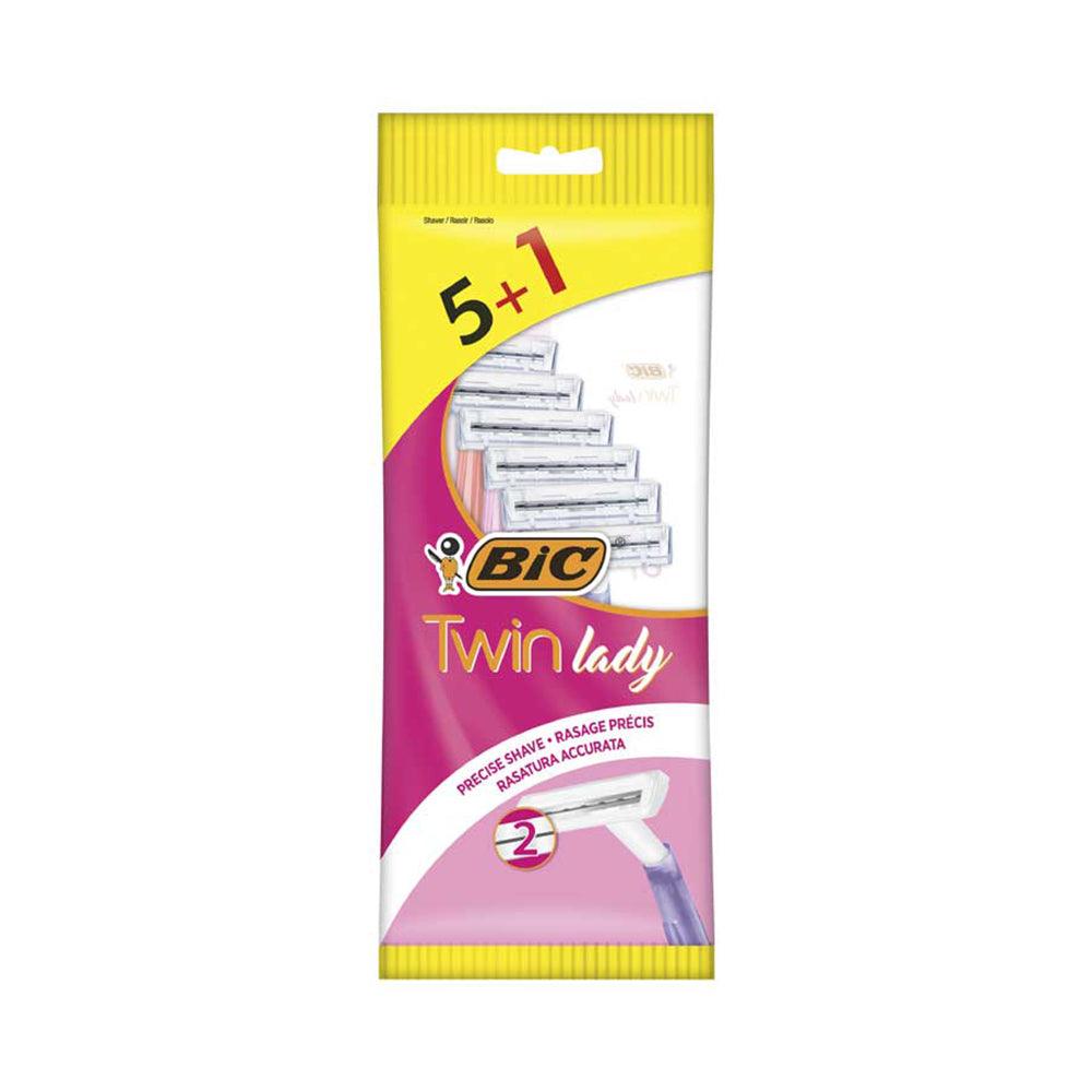 Bic Shaver Twin Lady 5+1 Neutral Razors For Woman - Karout Online -Karout Online Shopping In lebanon - Karout Express Delivery 