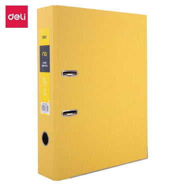 Deli EB20150 Lever Arch File A4 3 inch - Yellow - Karout Online -Karout Online Shopping In lebanon - Karout Express Delivery 