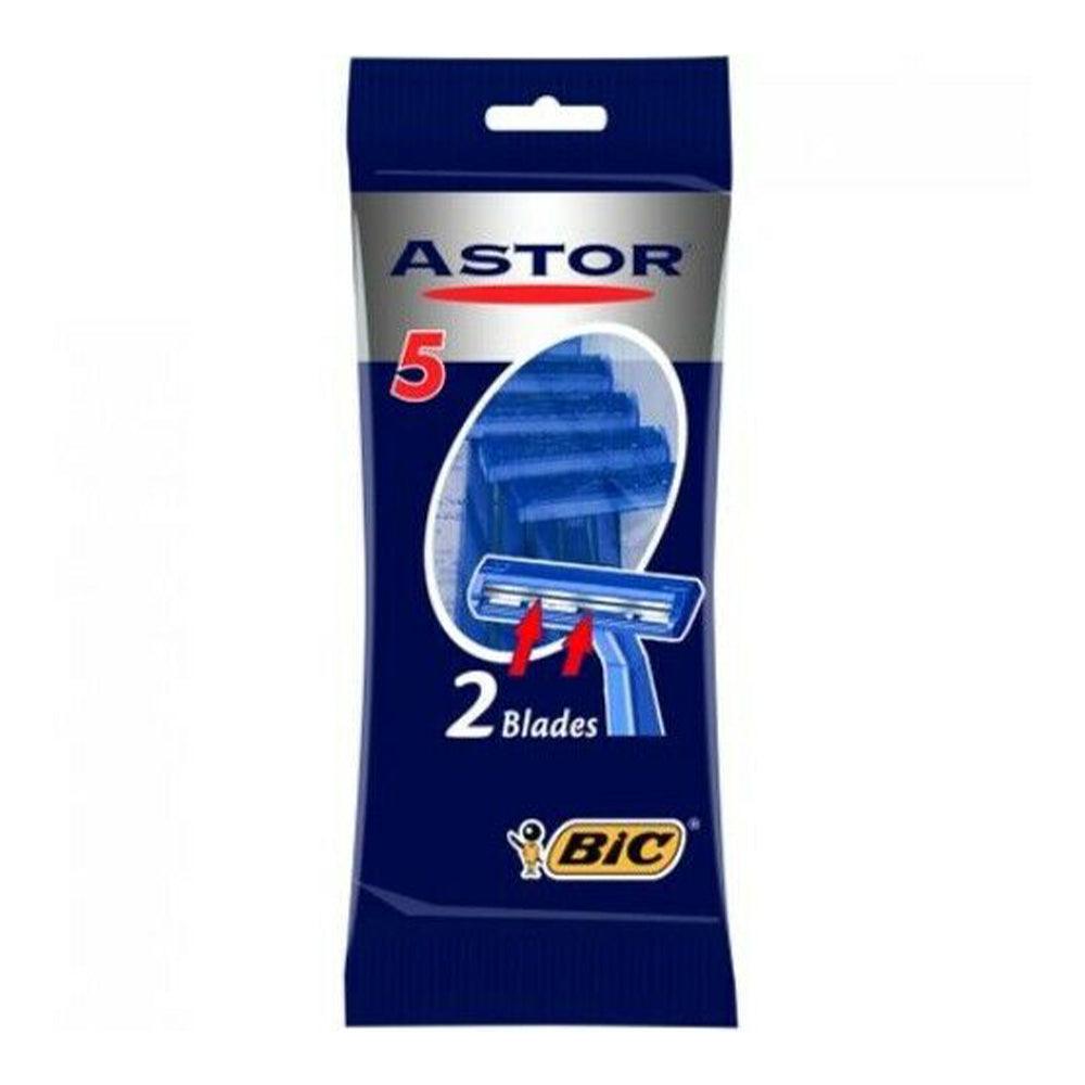 Bic Shaver Astor Twin 5 Razors - Karout Online -Karout Online Shopping In lebanon - Karout Express Delivery 