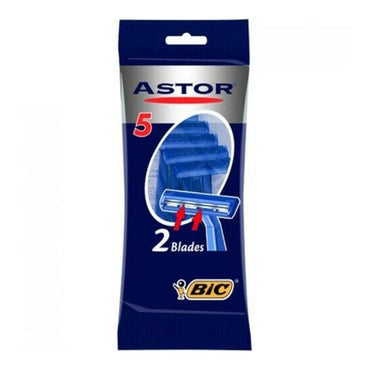 Bic Shaver Astor Twin 5 Razors - Karout Online -Karout Online Shopping In lebanon - Karout Express Delivery 