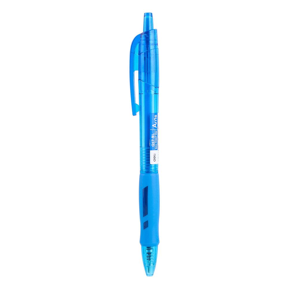Deli Q17BL  Ball Point Pen 0.7mm Blue - Karout Online -Karout Online Shopping In lebanon - Karout Express Delivery 