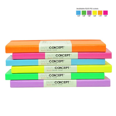 OPP Paperconcept Executive Notebook PU Fluo Soft Cover Line / 21×29.7 cm - Karout Online -Karout Online Shopping In lebanon - Karout Express Delivery 