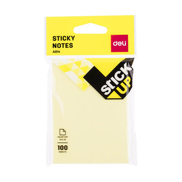 Deli EA01402 Sticky Notes 76×101 mm 100 sheets - Karout Online -Karout Online Shopping In lebanon - Karout Express Delivery 