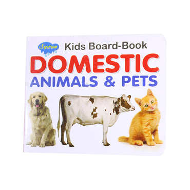 Sawan Kids Board-Book Domestic Animals & Pets