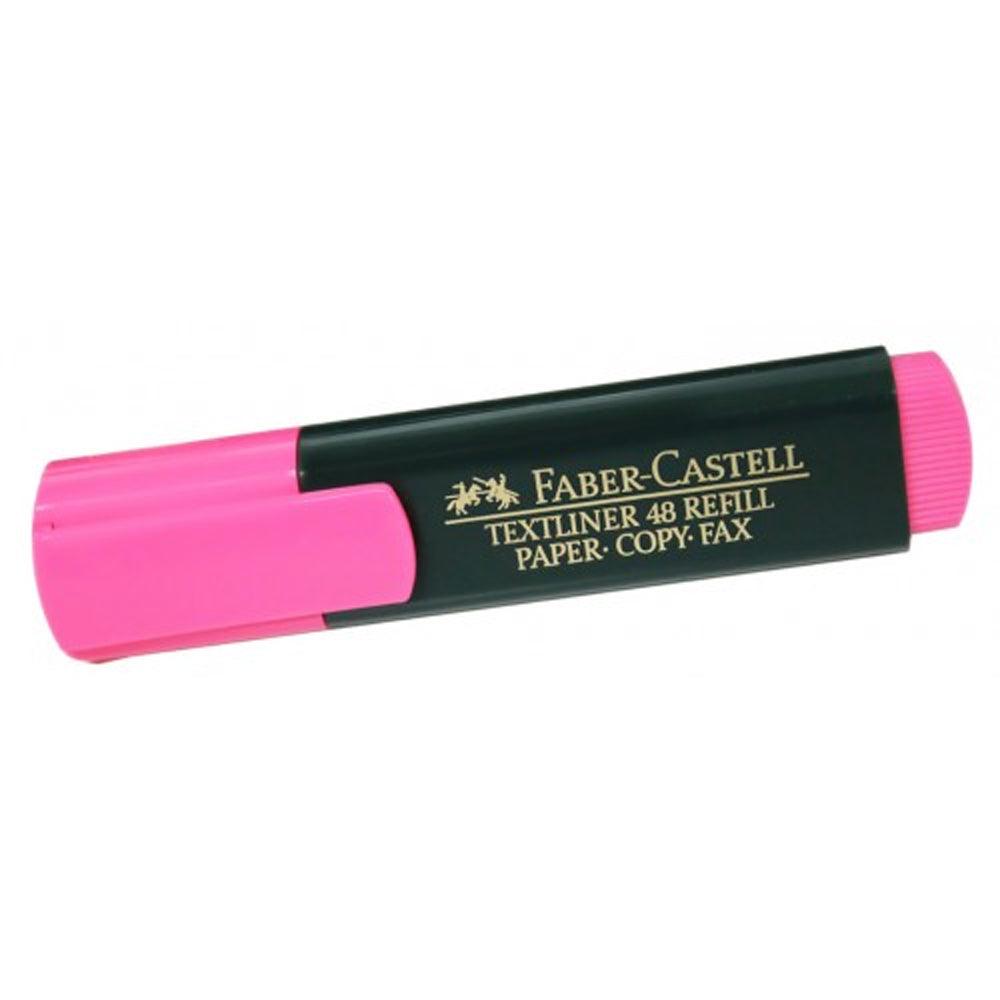 Faber Castell Highlighter Textliner Superfluorescent Pink / 48287 - Karout Online -Karout Online Shopping In lebanon - Karout Express Delivery 