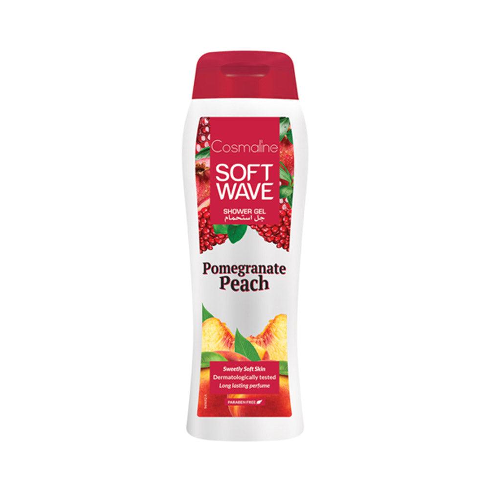 Cosmaline SOFT WAVE SHOWER GEL POMEGRANATE PEACH 400ml / B0004065 - Karout Online -Karout Online Shopping In lebanon - Karout Express Delivery 