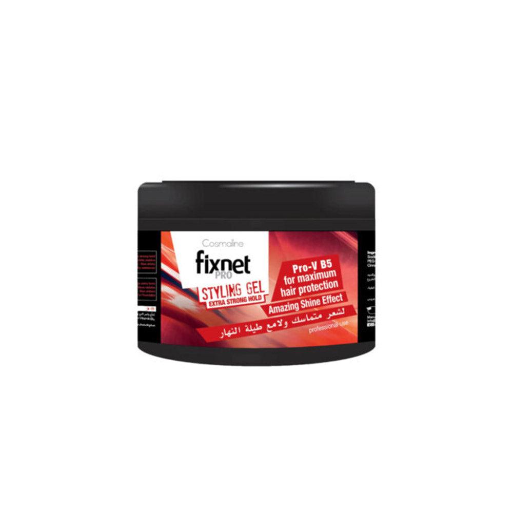 Cosmaline Fixnet Pro Styling Gel Extra Strong Hold Red 250ml / B000345
