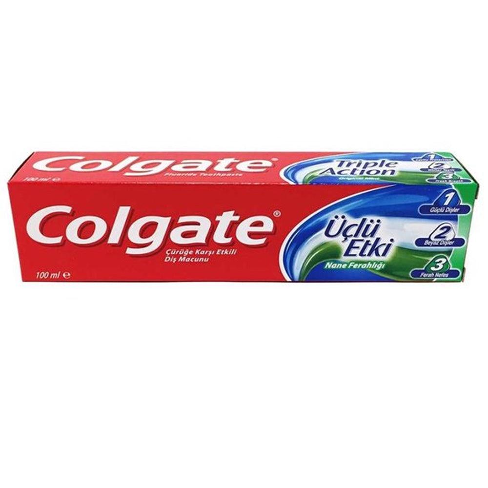 Toothpaste Colgate Triple Action 100ml - Karout Online -Karout Online Shopping In lebanon - Karout Express Delivery 