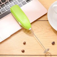 (NET)Electric Coffee Stirrer Milk Frother Handheld Mixer Electric Whisk Egg Beater