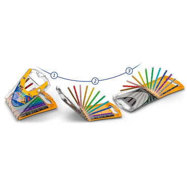 Bic Kids Rainbow Color Pens / 12 pieces - Karout Online -Karout Online Shopping In lebanon - Karout Express Delivery 
