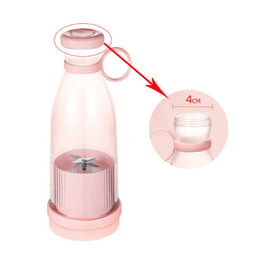 (NET) Mini Juice Cup 6 Blades Blender USB Portable Mini Fresh Juice Blender Sport Bottle/ KC23-65/ KN-440