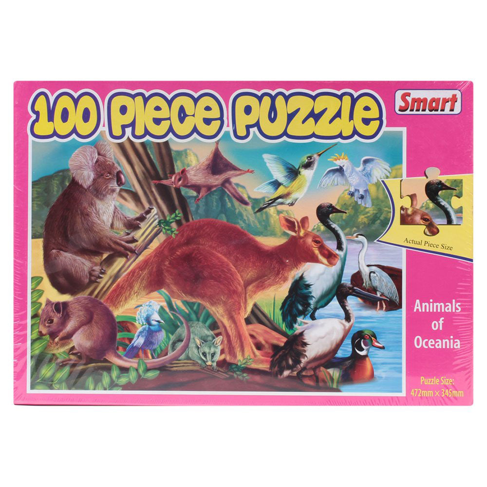 Smart Animals Of Oceania Puzzle 100 pcs