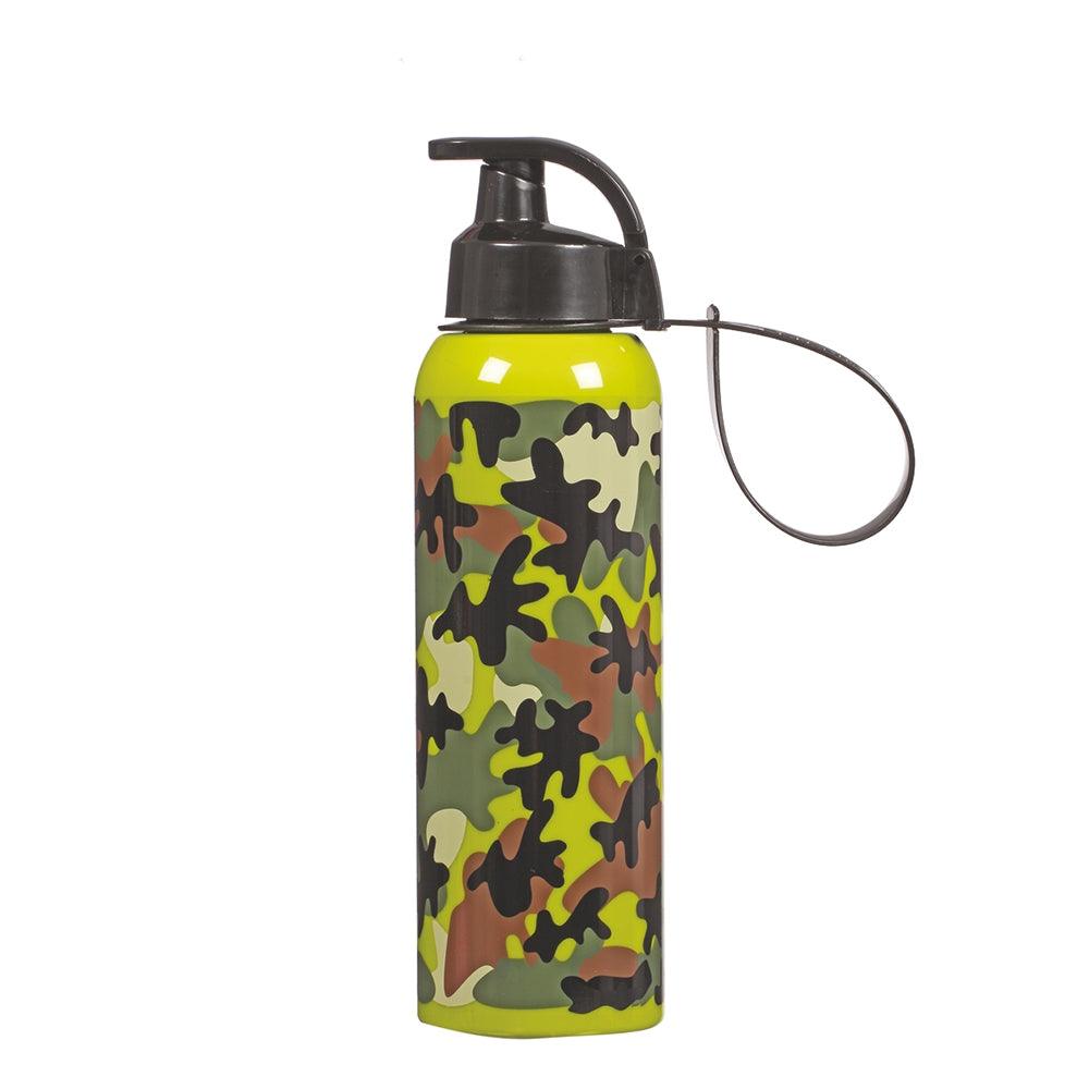 Herevin Sports Bottle with Hanger-Camouflage  / 500ml - Karout Online -Karout Online Shopping In lebanon - Karout Express Delivery 