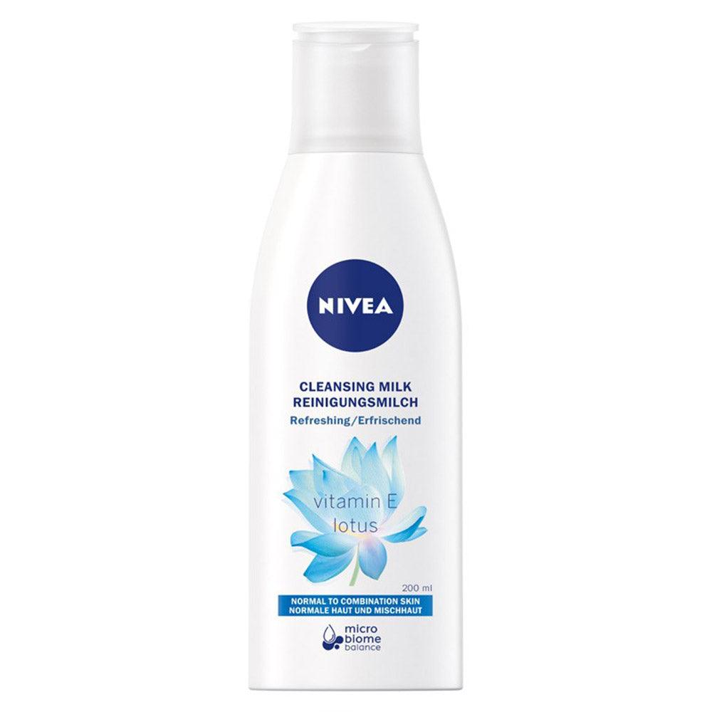 NIVEA Face Cleansing Milk Vitamin E Lotus  200 ml - Karout Online -Karout Online Shopping In lebanon - Karout Express Delivery 