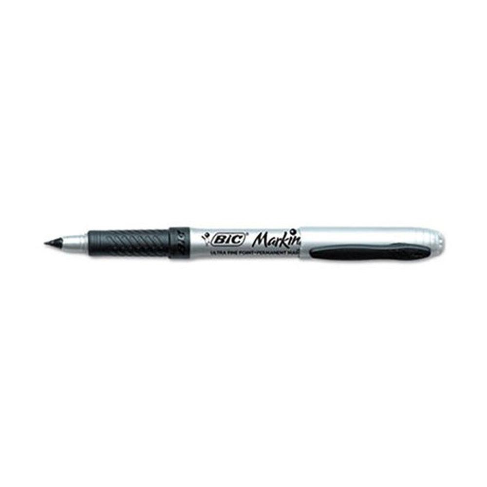 BIC Ultra Fine Tip Permanent Marker Black - Karout Online -Karout Online Shopping In lebanon - Karout Express Delivery 